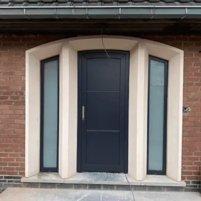 Châssis PVC blanc avec double vitrage haute performance